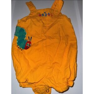 Vintage The Very Hungry Caterpillar Eric Carle Corduroy bubble Romper 6/9